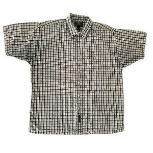 COLO WEAR‎ Reliable Outdoor Goods Men's XL 100% Cotton Plaid Short Sleeve Button
